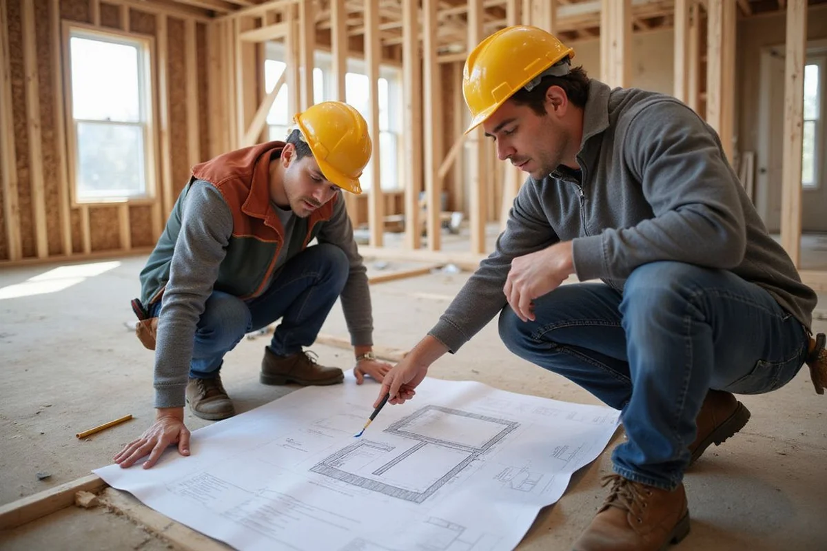 Carpentry Training demonstration on a Charlotte training site