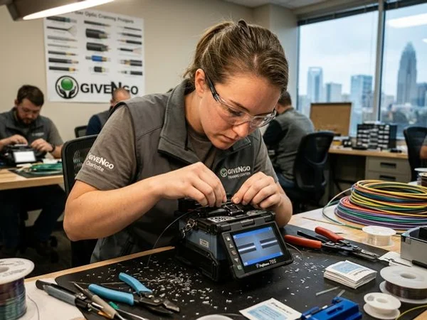 Fiber Optic Training — hands-on training 2